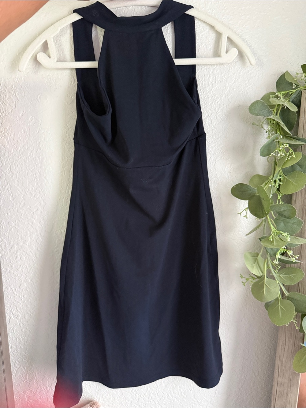 Susana Monaco Navy/Black Sleeveless Scoop-Neck Mini Dress - Picture 2 of 3